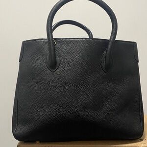 Suarez Women's satchel leather in Black